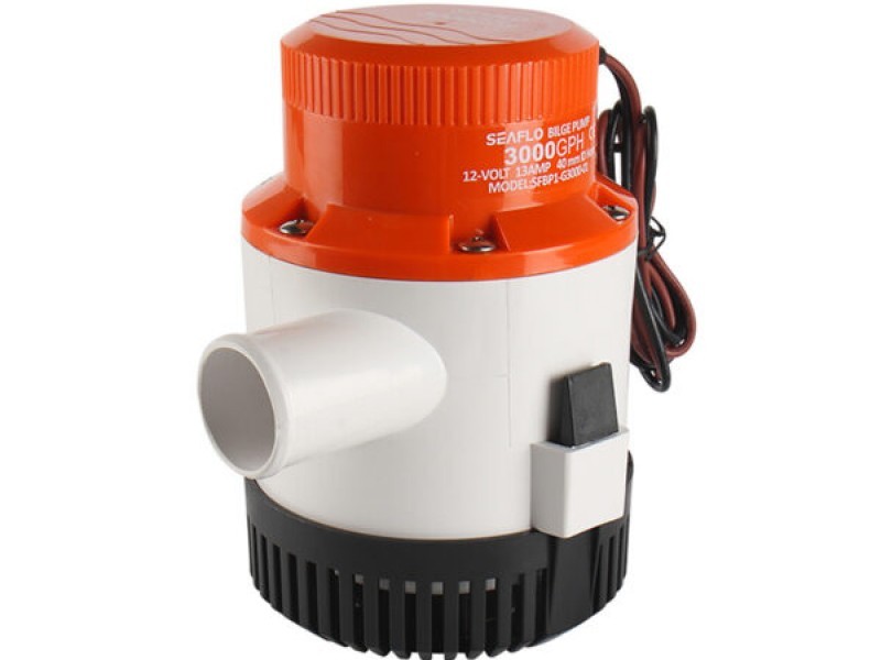 Bomba de Achique Sumergible 3500 gpm - 12V