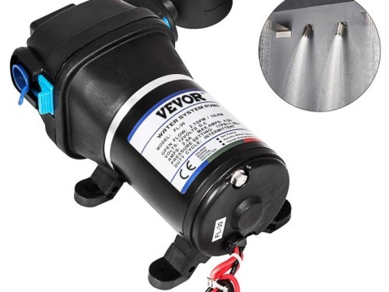 Bomba Diafragma alto caudal FL35. 12V. 12.5 lpm. 12.5psi. 7amp