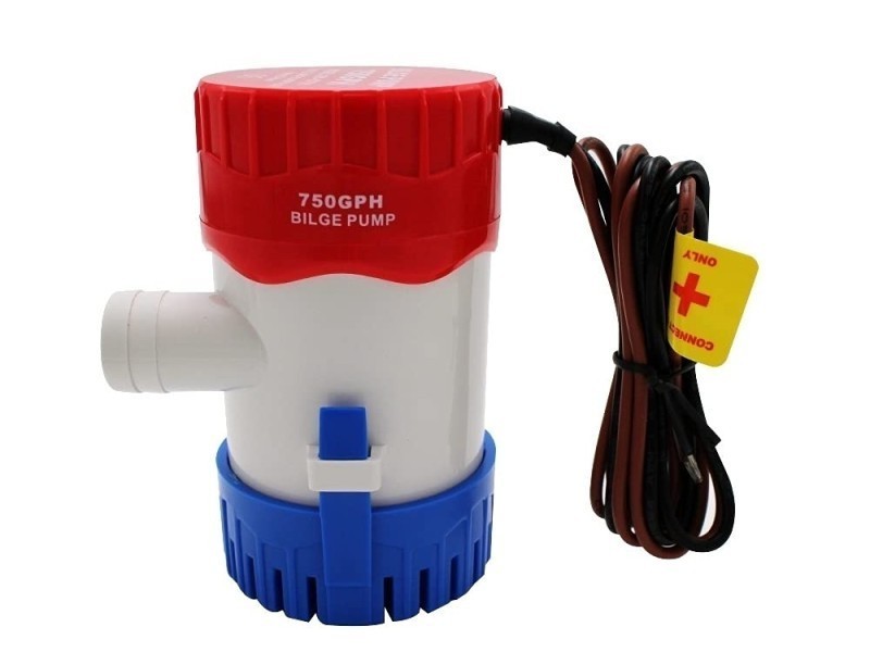 Bomba sumergible no automatica 350 gph 24v