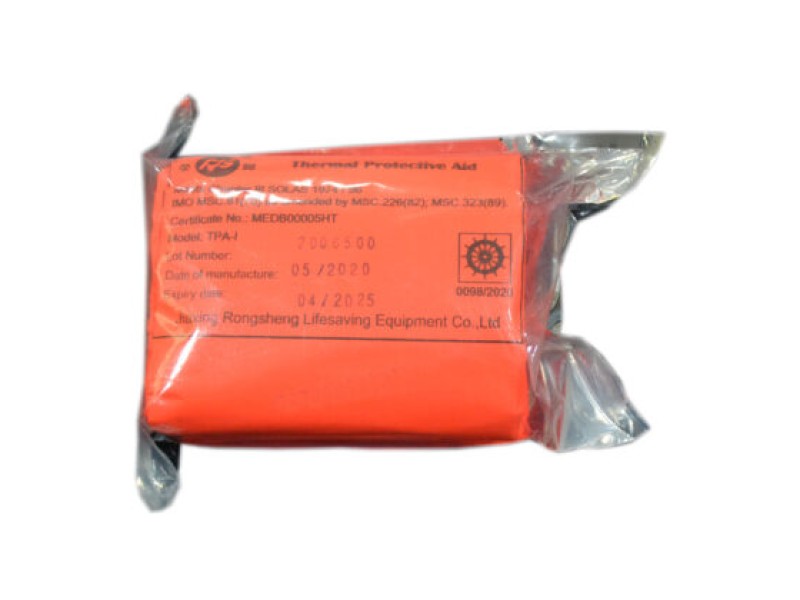 Ayuda Térmica Naranja SOLAS sellada vacío