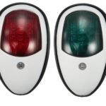 Set Luces LED Navegación Rojo-Verde 12V (Caja Plastica Negra) 12 mt