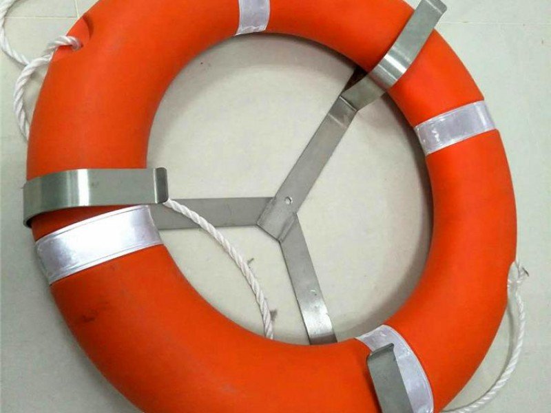 70010309-1 Aro Salvavidas Naranjo Con Reflectantes PE 2,5 Kg - Imagen 1