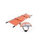 Camilla de Rescate Plegable naranja 160 kilos con sujetadores y tensor cuello