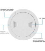 Tapa Cubierta 8" Diametro Ext 25 cm Diametro Int 18 cm - Imagen 2