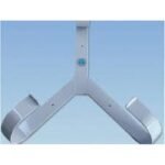 Soporte Aro Salvavidas Tres Puntas Acero Inoxidable