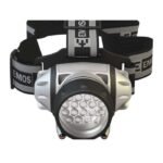 Linterna de cabeza led con pilas recargable focos graduables