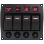 Switch Control led 4 interruptores. 5a + 10a + 15a DC 12/24